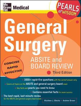 Paperback General Surgery Absite and Board Review Book