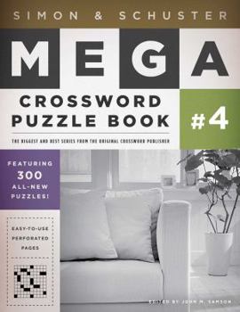 Paperback Simon & Schuster Mega Crossword Puzzle Book #4 Book