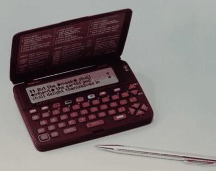 Diskette Bookman Holy Bible: King James Version : Electronic Pocket Guide Book