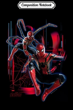 Composition Notebook: Marvel Infinity War Spider-Man Suit Tech Graphic  Journal/Notebook Blank Lined Ruled 6x9 100 Pages