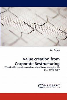 Paperback Value Creation from Corporate Restructuring Book