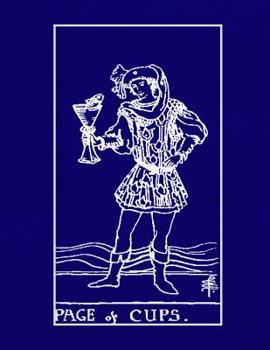 Page of Cups: Tarot Journal Diary Log Book, Record and Interpret Readings, 3 Tarot Card Spread Journal