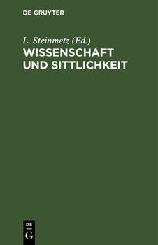 Hardcover Wissenschaft Und Sittlichkeit [German] Book
