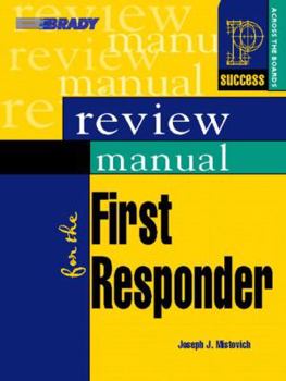 Paperback Review Manual for the First Responder Book