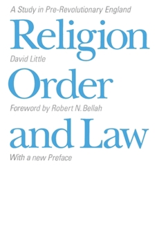 Paperback Religion, Order, and Law Book