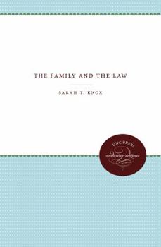Paperback The Family and the Law Book