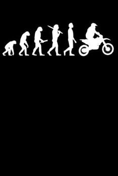 Motocross Fahrer Notizbuch: A5 Liniert 108 Seiten - Motocross Evolution Notizheft - Geschenk f�r Motocross Fahrer