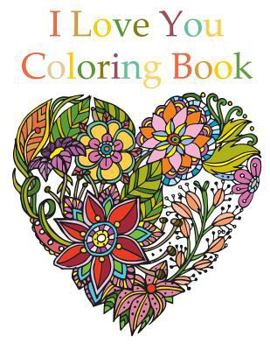 Paperback I Love You Coloring Book