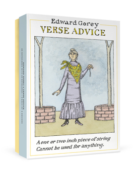 Misc. Edward Gorey: Verse Advice Boxed Notecards Book