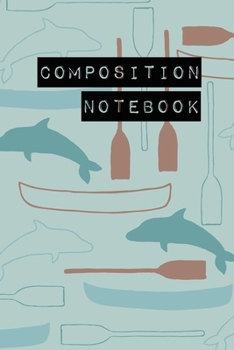 Paperback Composition Notebook: College Ruled 6" x 9" Writing Notes Journal, Office, Kids, School and college student. Book