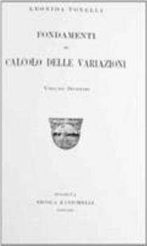 Hardcover Fondamenti di calcolo delle variazioni. Vol. 2 [Italian] Book
