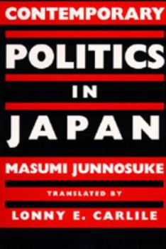 Paperback Contemporary Politics in Japan Book