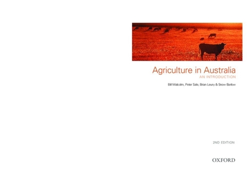 Paperback Agriculture in Australia Book