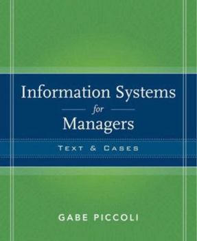 Hardcover Information Systems for Managers: Texts & Cases Book