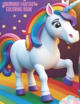 Paperback Unicorns Fantasy Coloring Book [Spanish] Book