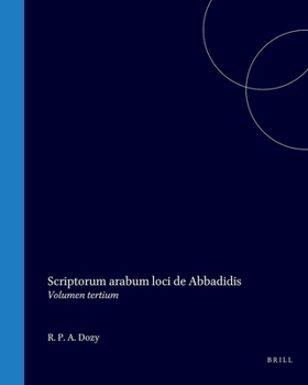 Hardcover Scriptorum Arabum Loci de Abbadidis: Volumen Alterum [Latin] Book