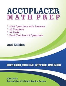 Paperback Accuplacer Math Prep: Accuplacer Math Test Prep Book