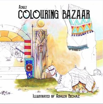 Paperback Adult Colouring Bazaar Book