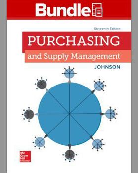 Paperback Gen Combo Looseleaf Purchasing and Supply Chain Management with Connect Access Card [With Access Code] Book