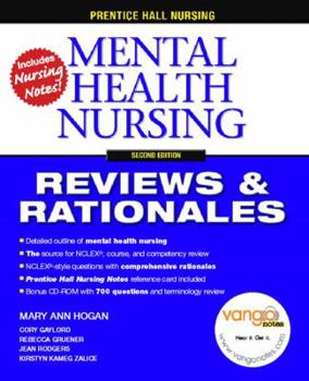 Paperback Mental Health Nursing, 2nd (Prentice-Hall Nursing Reviews & Rationales) Book