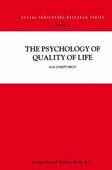 Hardcover The Psychology of Quality of Life Book