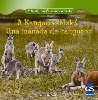 Library Binding A Kangaroo Mob/Una Manada de Canguros [Spanish] Book