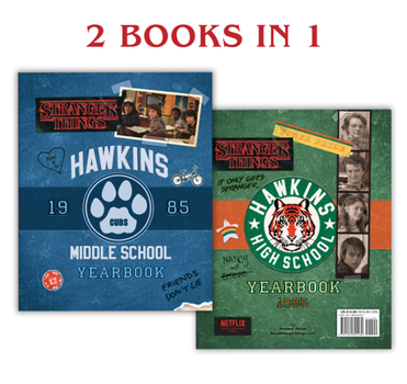 Hardcover Hawkins Middle School Yearbook/Hawkins High School Yearbook (Stranger Things) Book