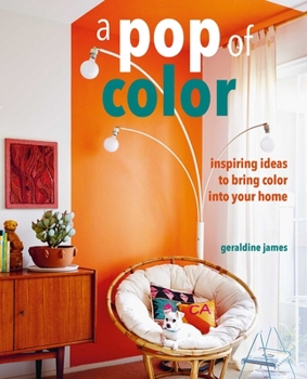Hardcover A Pop of Color: Inspiring Ideas to Bring Color Into Your Home Book