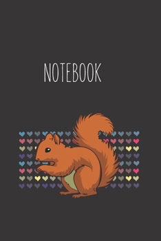 Notebook: Squirrel Gifts for Woman Blank Lined Notebook Journal & Planner | 6 x 9 inches, College Ruled Lined,110 Pages