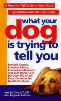 Mass Market Paperback What Your Dog Is Trying to Tell You: A Head-To-Tail Guide to Your Dog's Symptoms & Their Solutions Book