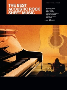 Paperback The Best Acoustic Rock Sheet Music Book