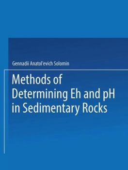 Paperback Methods of Determining Eh and PH in Sedimentary Rocks Book