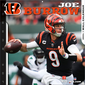 Calendar Cincinnati Bengals Joe Burrow 2024 12x12 Player Wall Calendar Book