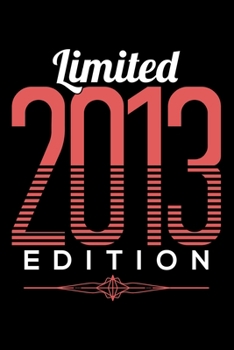 LIMITED 2013 EDITION: Dot Grid Journal, Diary, Notebook, 6x9 inches with 120 Pages.
