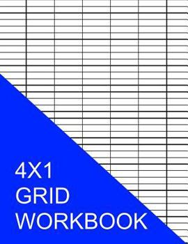 Paperback 4X1 Grid Workbook Book