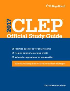 Paperback CLEP Official Study Guide 2017 Book