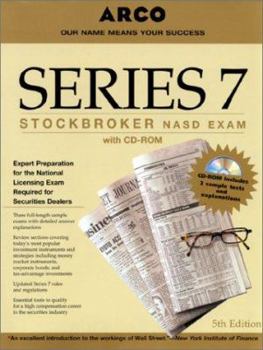 Paperback ARCO Series 7 Stockbroker NASD Exam [With Tests] Book