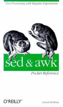 Paperback Sed, awk and Regular Expressions Pocket Reference Book