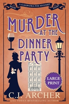 Paperback Murder at the Dinner Party: Large Print [Large Print] Book