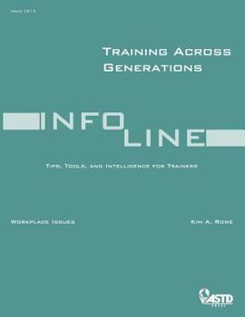 Paperback Training Across Generations: Workplace Issues Book