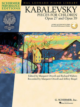 Paperback Dmitri Kabalevsky - Pieces for Children, Op. 27 and 39 Book/Online Audio [With CD (Audio)] Book