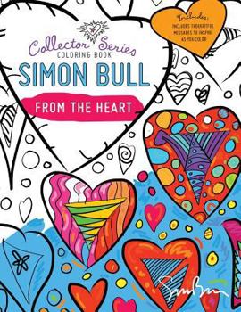 Paperback Simon Bull Coloring Book: From The Heart Book
