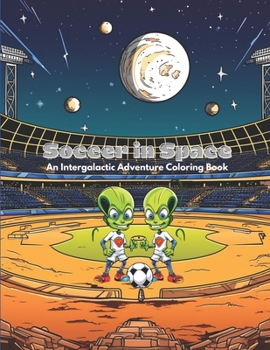 Paperback Soccer in Space: An Intergalactic Adventure Coloring Book