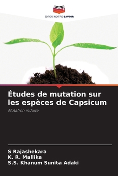 Paperback Études de mutation sur les espèces de Capsicum [French] Book