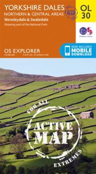 Map ACT OL30 Yorkshire Dales Northern & Cent Book