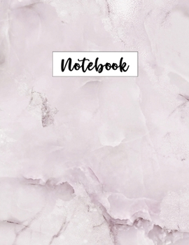 Notebook: Lined Rose Marble Notebook (Memory Book, Journal, Diary), 100 pages, 8.5 x 11, Journal Matte Finish