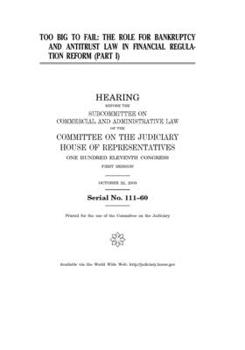 Too big to fail? Pt. I