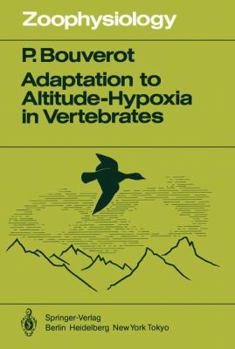 Paperback Adaptation to Altitude-Hypoxia in Vertebrates Book