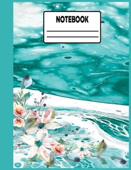 Notebook: White Grey Marble College Ruled Blank Lined Cute Notebooks for Girls Teens Kids School Students and Teachers Writing Notes Journal