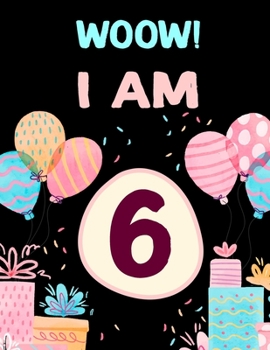 Paperback I am 6: Birthday Journal Happy Birthday 6 Years Old - Journal for kids - 6 Year Old Christmas birthday gift Book